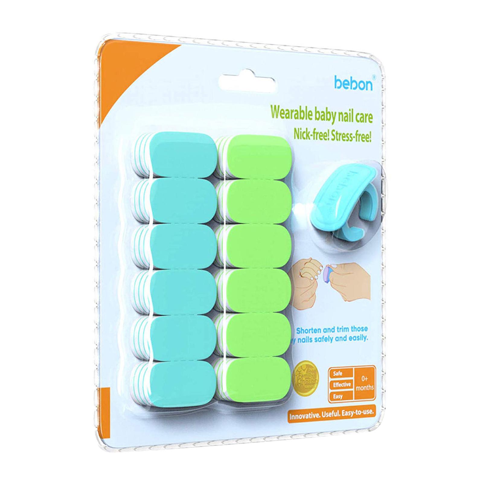 Bebon Baby Nail File with 36 Snap-off Disposable Files | Lazada Singapore