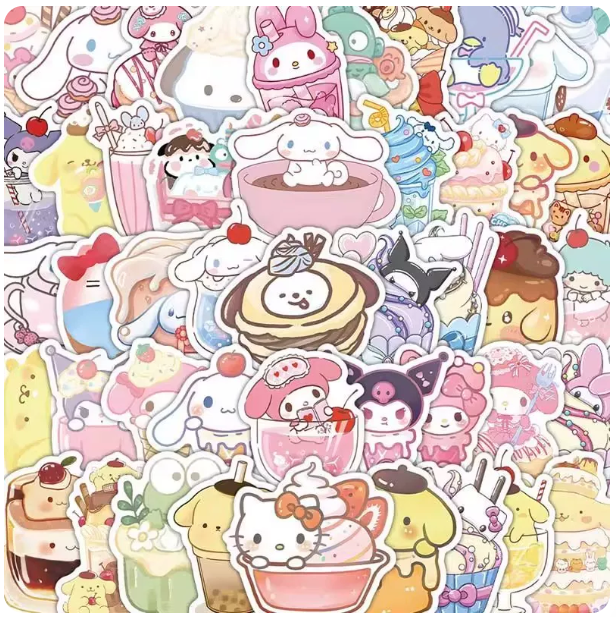 [SG Ready Stock] Waterproof Stickers PVC Vinyl Plastic Pokemon Mario Children Birthday Gift Cartoon Kids Phone Luggage Laptop ipad Water Bottle Helmet