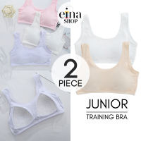 Einashop 2 Piece Lyla Junior Young Girls Training Bra Top Bralette SG Ship