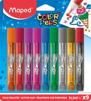 GLITTER GLUE COLORPEPS 10.5ML X 9 BLISTER