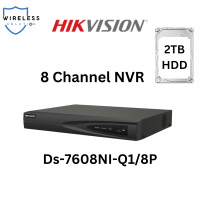 Hikvision DS-7608NI-Q1/8P 8 Channel NVR 1U 8 PoE 4K Network Video Recorder