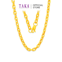 TAKA Jewellery 916 Gold Long Chain Links