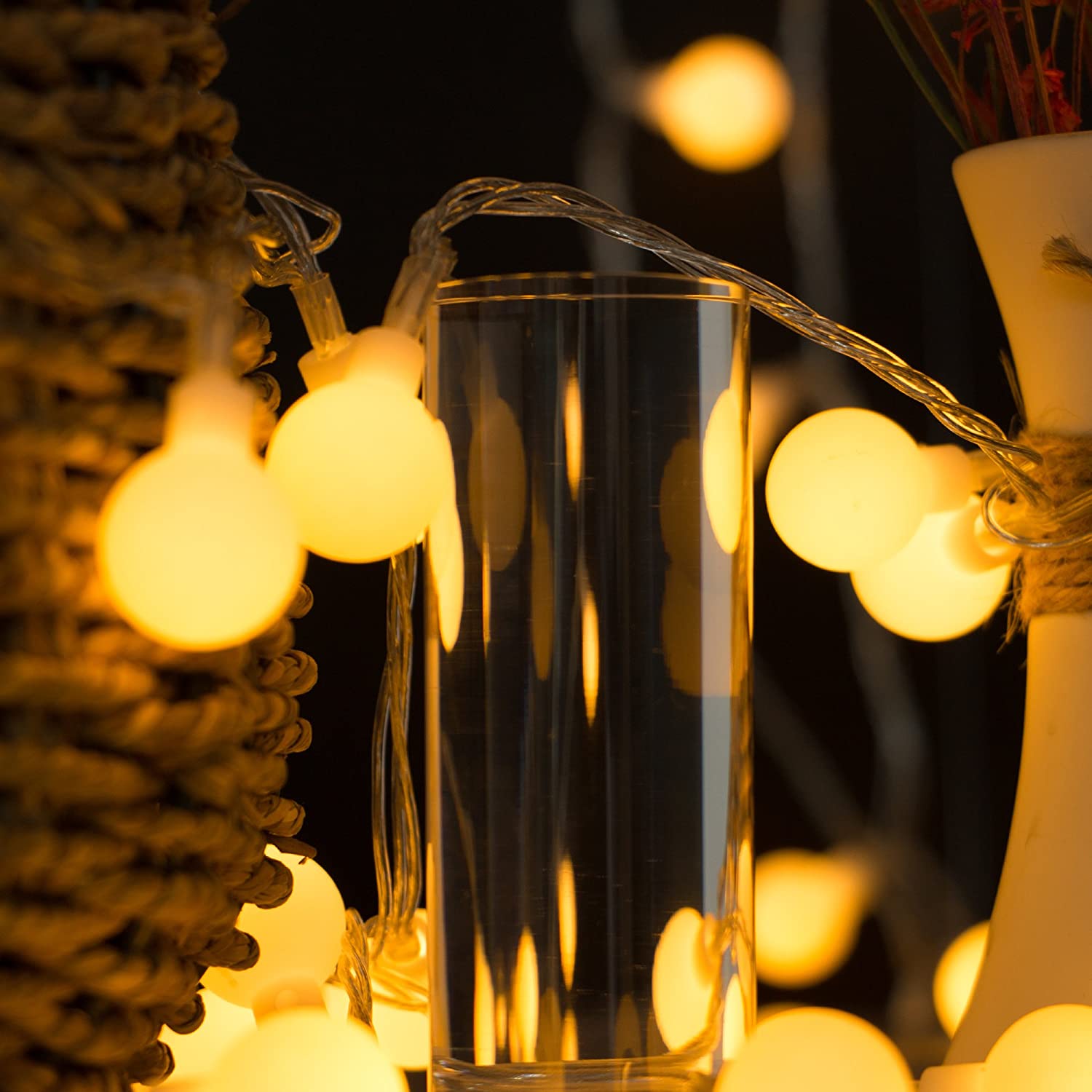 *SG seller* USB&Batteries operated Party Globe LED String Lights String Lights IP64 Waterproof Ideal for Thanksgiving Christmas Decorations