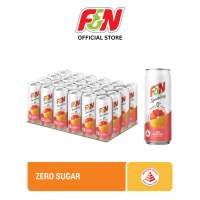 F&N Sparkling Zero Grapefruit Drink 325ML x 24