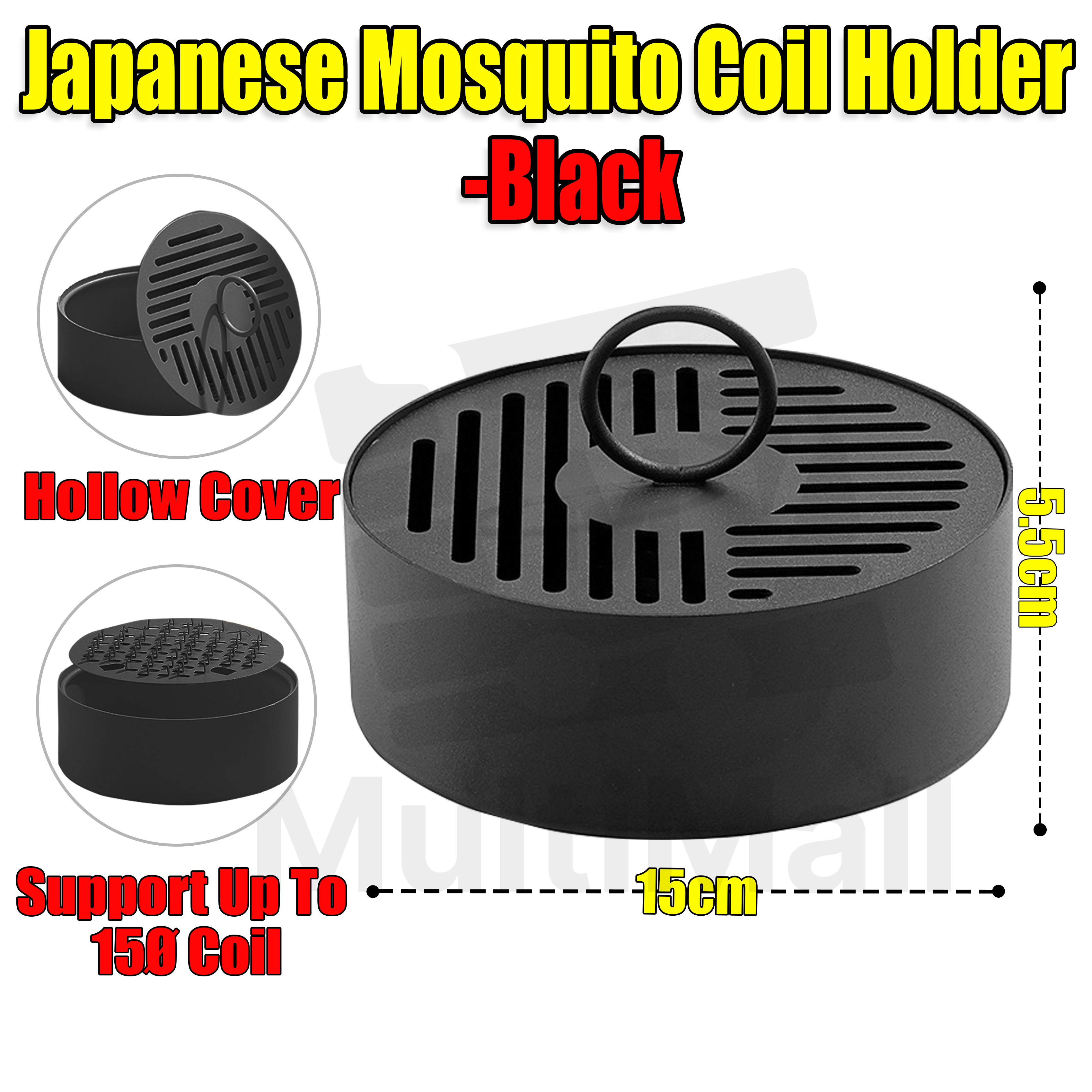 Mosquito Coil Japanese Style Design Holder Portable Repellent Coil Holders For Coil Incense Incense Burner For Mosquito Coil Sandalwood Mosquito Incense Holder Case Tray Easy For Ash Collection Outdoor Mosquito Coil Holder Agarwood Lavender
