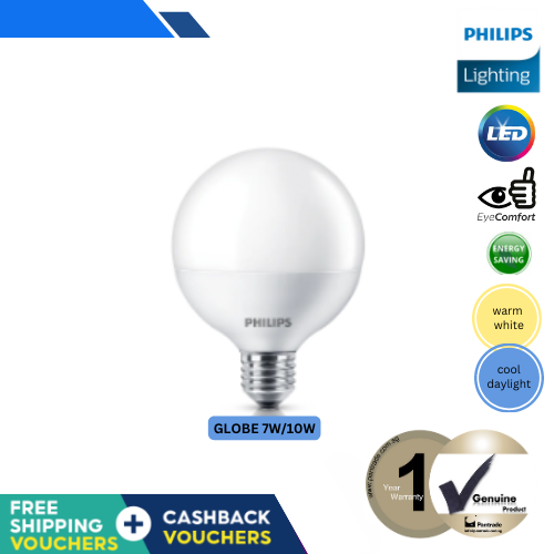 Philips LED Globe 7W/10W E27 2700K/6500K