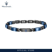 Maserati Jewels 22cm Mens Stainless Steel Ceramic Bracelet JM221ATZ01 (Adjustable)