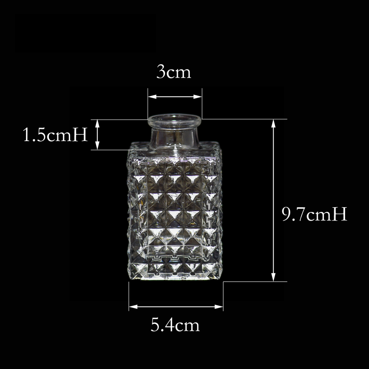Small Bottle Glass Vase Jar for Home Decoration small vase glass Reed Diffuser Bottle