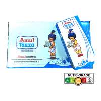Amul Taaza UHT Milk 12 x 1L - Case
