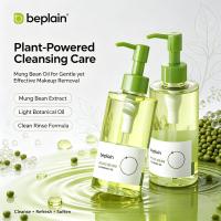 【SG 24h fast shipping】Beplain Mung Bean Cleansing Oil 200ml - Light Texture Easy to Emulsify Remove Dirt & Blackheads Gentle Cleanser