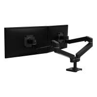 Ergotron LX Pro Dual Side-by-Side Arm | Two Monitor Mount | 2-Piece Desk Clamp | 10 Years Local Warranty