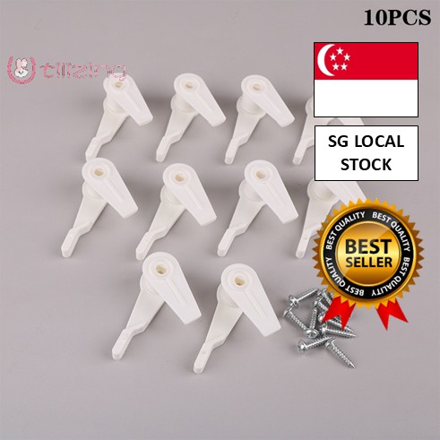 [SG 🚚] Ceiling Light Clip Clamps With Screws Lampshade Fixed Clamp Plastic Buckle For LED Fixture Ceiling Lamp LED Lighg Accessories
