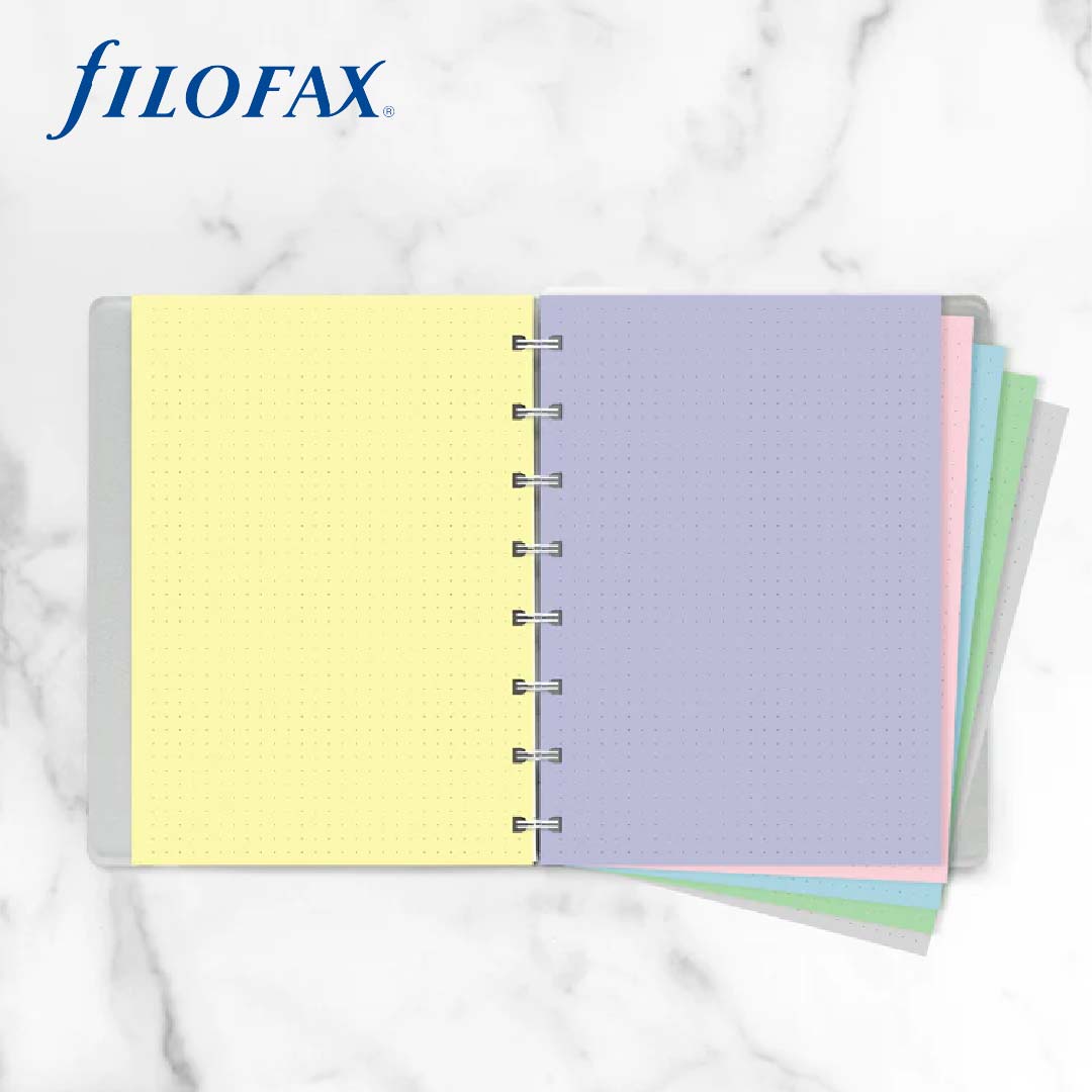 Filofax Refill A5 Notebook Paper Pastel Dotted | Notebook Refill |