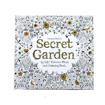 Coloring Painting Book Secret Garden Kid Adult Anti Stress