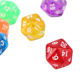 GEM DICE SETS - Multi Color Poly Dice D20 RPG D&D 6PCS - Intl May 2018 - 2 GEM DICE SETS - Multi Color Poly Dice D20 RPG D&D 6PCS - intl - 2