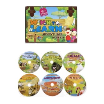 WINK to LEARN Animal Encyclopedic 6-DVDs (English) (Children Educational DVD)
