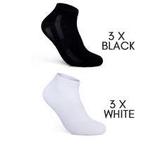 Einashop 6 Pairs Men Nanosilver Anti Bacterial Mix & Match Ankle Socks SG Ship / anti odour socks anti bacterial socks
