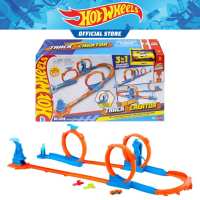 Hot Wheels Track Creator Triple Loop Play Set Included 1:64 Scale Toy Car