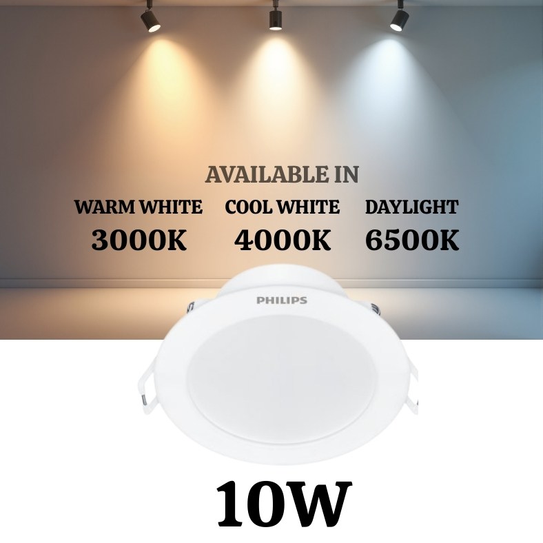 Philips ERIDANI LED Recessed Downlight - (Round) 10W 14W | (Square) 13W 16W