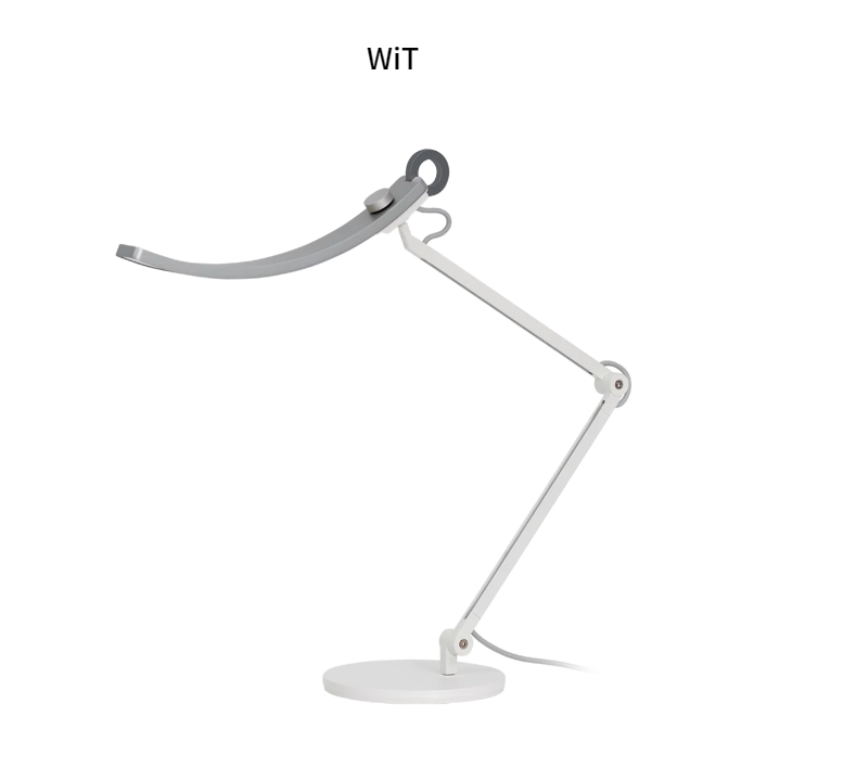 BenQ WiT｜Eye Care LED Desk Lamp｜with Wide Angle Illumination｜Adjustable Light Color｜Zero Glare｜with Swing Arm