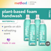 Method Foaming Hand Wash Refill 828ml - Waterfall (4 bottles) [Carton Size]