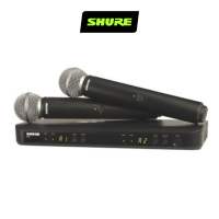 SHURE BLX288/SM58 Dual-Channel Wireless Handheld Microphone System with SM58 Capsules (J10: 584 to 608 MHz)