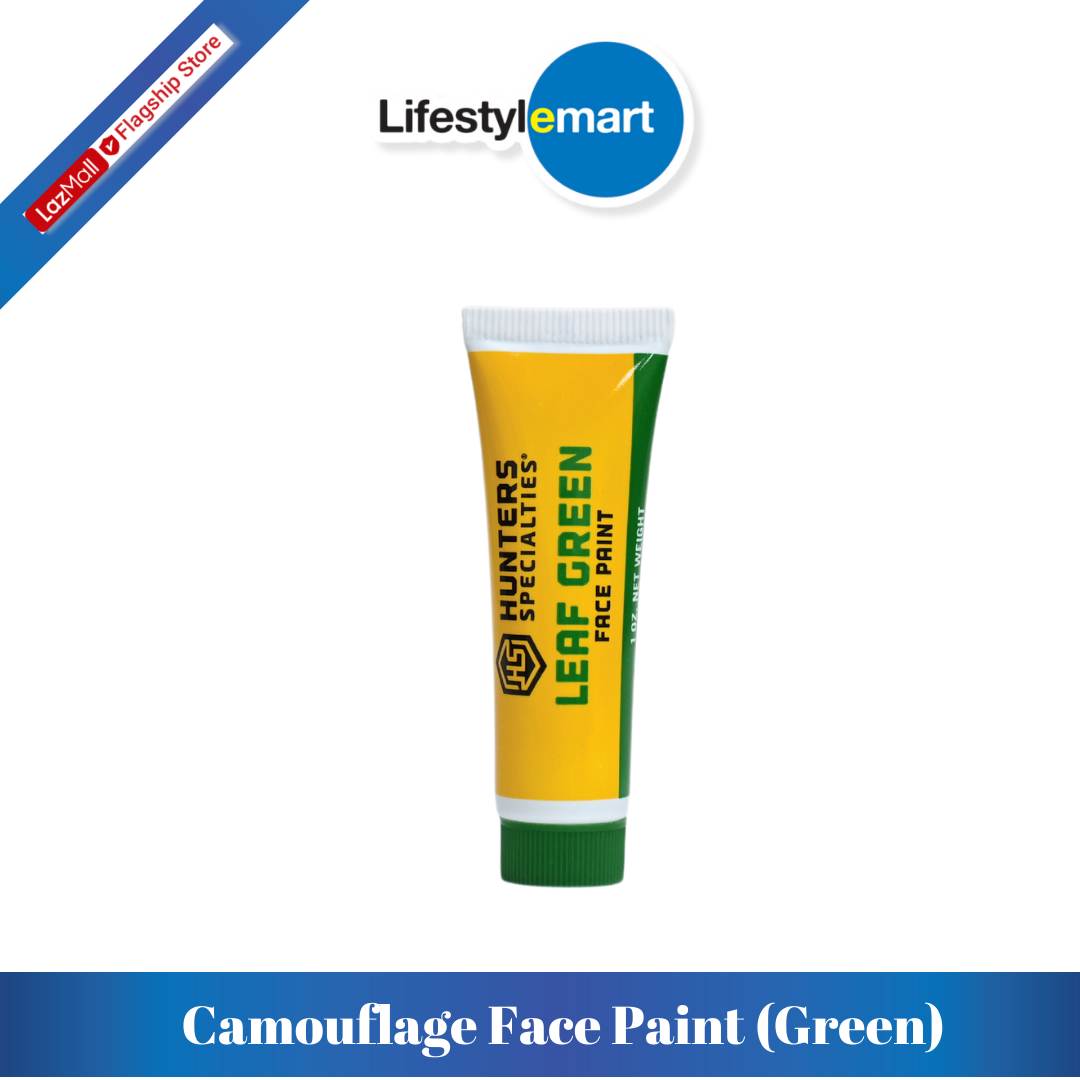 [Lifestylemart] Camouflage Face Paint | Green | Black