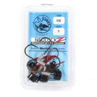 Tackle Tactics TT Nedlockz HD Jig Head Black 1/6 oz 1 5/pack (7458)