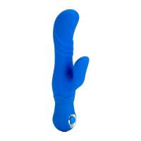 California Exotics Posh Silicone Thumper Rabbit Vibrator (Blue)