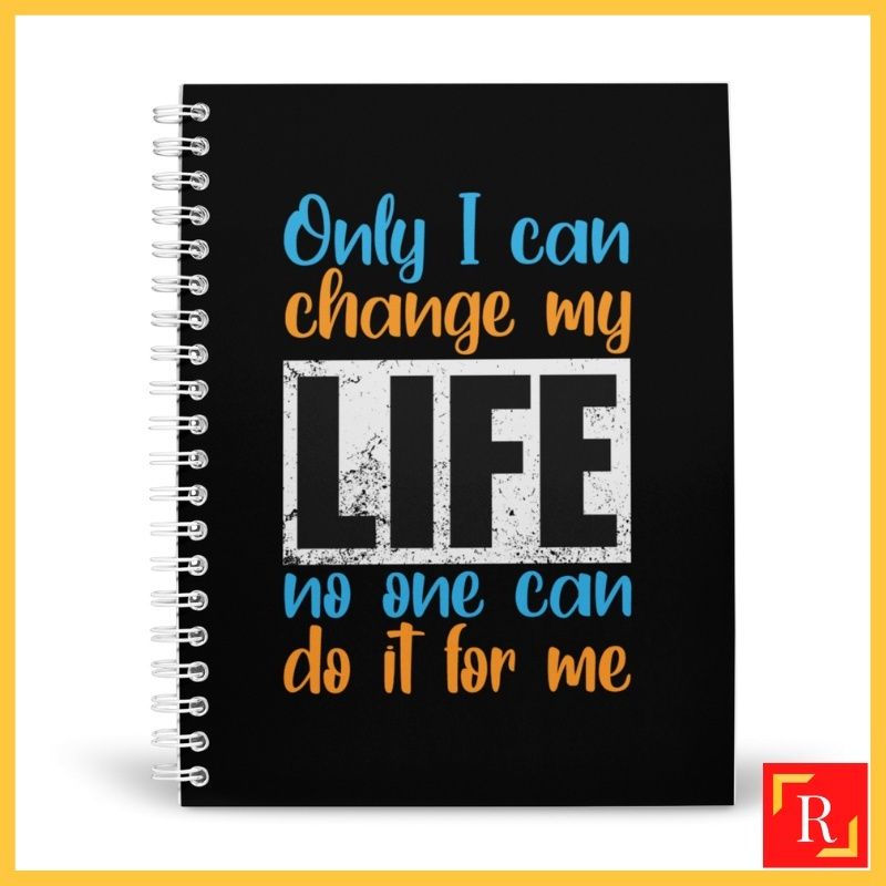 Spiral Notebook/Double Ring Notebook-(A4/A5 | Line/Blank | 80gsm)-Motivational Quotes 90|ROYCE PUBLISHING