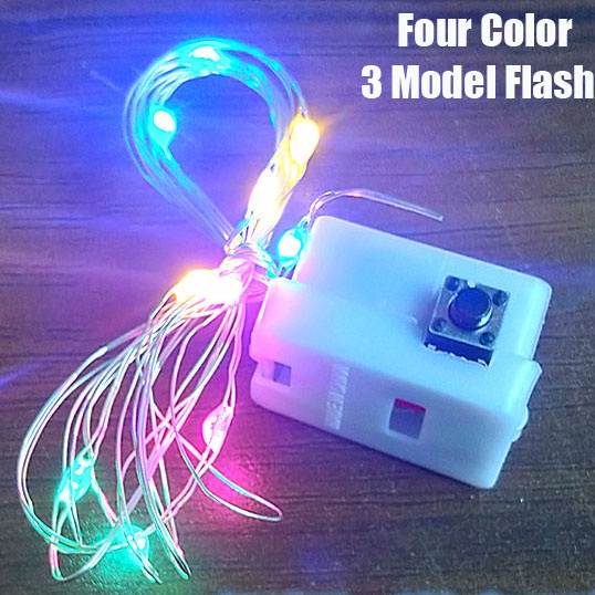 3 Modes led Light 1M 2M Battery Operated LED Lights String Fairy Light Waterproof String Lights Gift Party Holiday Christmas Decoration