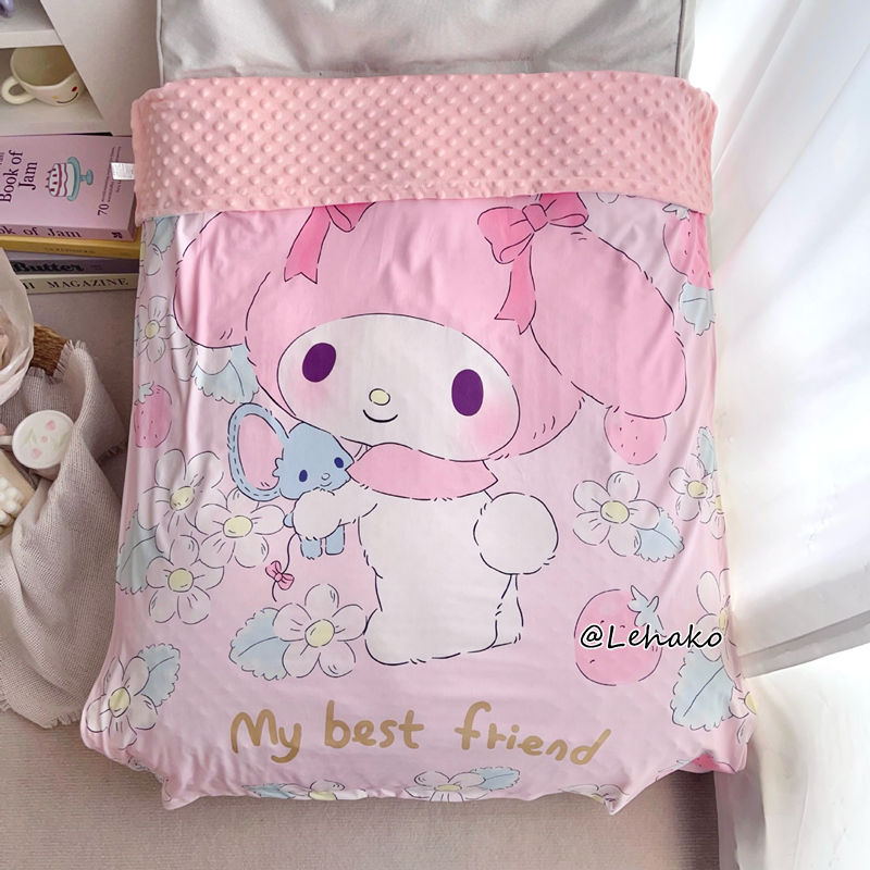 🇸🇬 Fast Shipping ★ Baby Blanket Soft Plush Minky Blanket for Toddler Kids Newborn