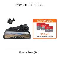 70mai S500 Rearview Dashcam 3K Resolution | Dual-Channel Recording | Supercapacitor | 24H Parking Survilliance