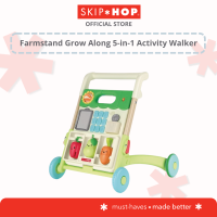Skip Hop Farmstand Grow Along 5-in-1 Activity Walker | Baby Learning Walker with Play Center