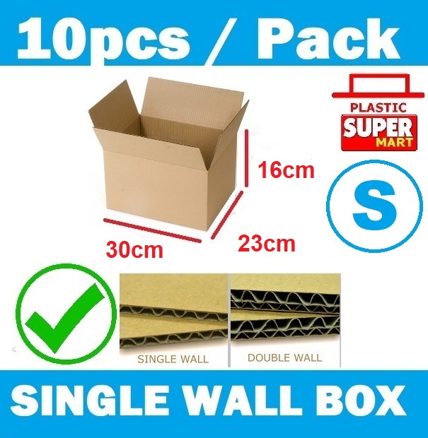 【10pcs 】Small Postal Carton Boxes Single Wall Thick Material Brand New Storage Moving Mover Box Office Warehouse Renovation Courier Delivery Packing Box