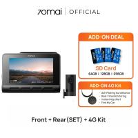 [NEW] 70mai A810S Dash Cam 4K Resolution + HDR | 4G Connectivity | Built-in GPS & ADAS | Dual SONY HDR | Supercapacitor