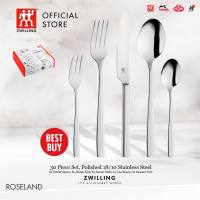 ZWILLING Roseland 18/10 Stainless Steel Cutlery Set 30 pc Polished Silver