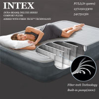 INTEX DURA-BEAM® DELUXE SERIES AIRBED(AIR MATTRESS) with Fiber-Tech Twin/Full/Queen to choose Built-in Pump