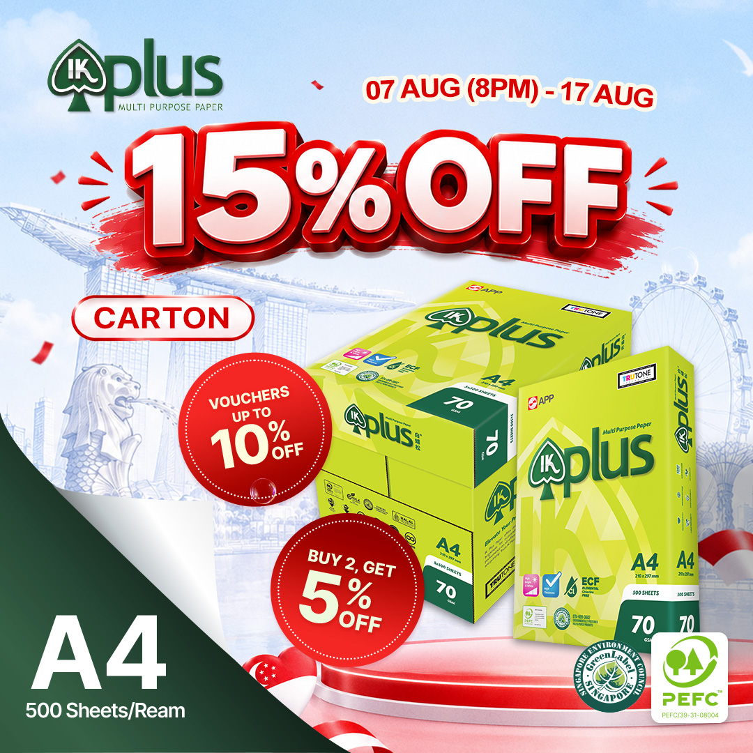 IK Plus / IK Signature Copier Paper 5 reams per carton A4