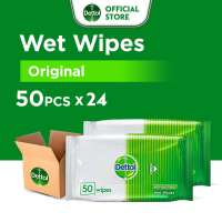 Dettol Disinfectant Wet Wipes Original 50s Bundle of 24