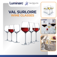 San Seng Luminarc Val Surloire Red & White Wine Glasses (Set of 6PCS) Stemmed Wine Glass Dishwasher Safe Home & F&B