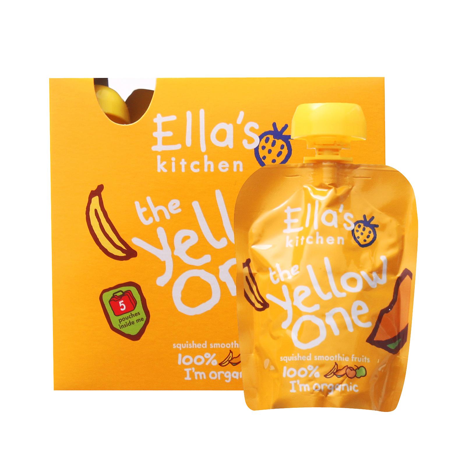 Ella's Kitchen Organic The Yellow One Squished Smoothie Fruits 6+ Months |  Lazada Singapore