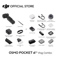 DJI Osmo Pocket 4P - Pocket Camera | 4K/240fps Slow Motion | New 1″ CMOS | Cinematic Colours | 60mm Med-Tele Lens