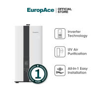 EuropAce 9500 BTU Inverter Casement Air Con | EAC10EUV | UV Air Purification 2 Ticks Inverter Technology No Outdoor Unit