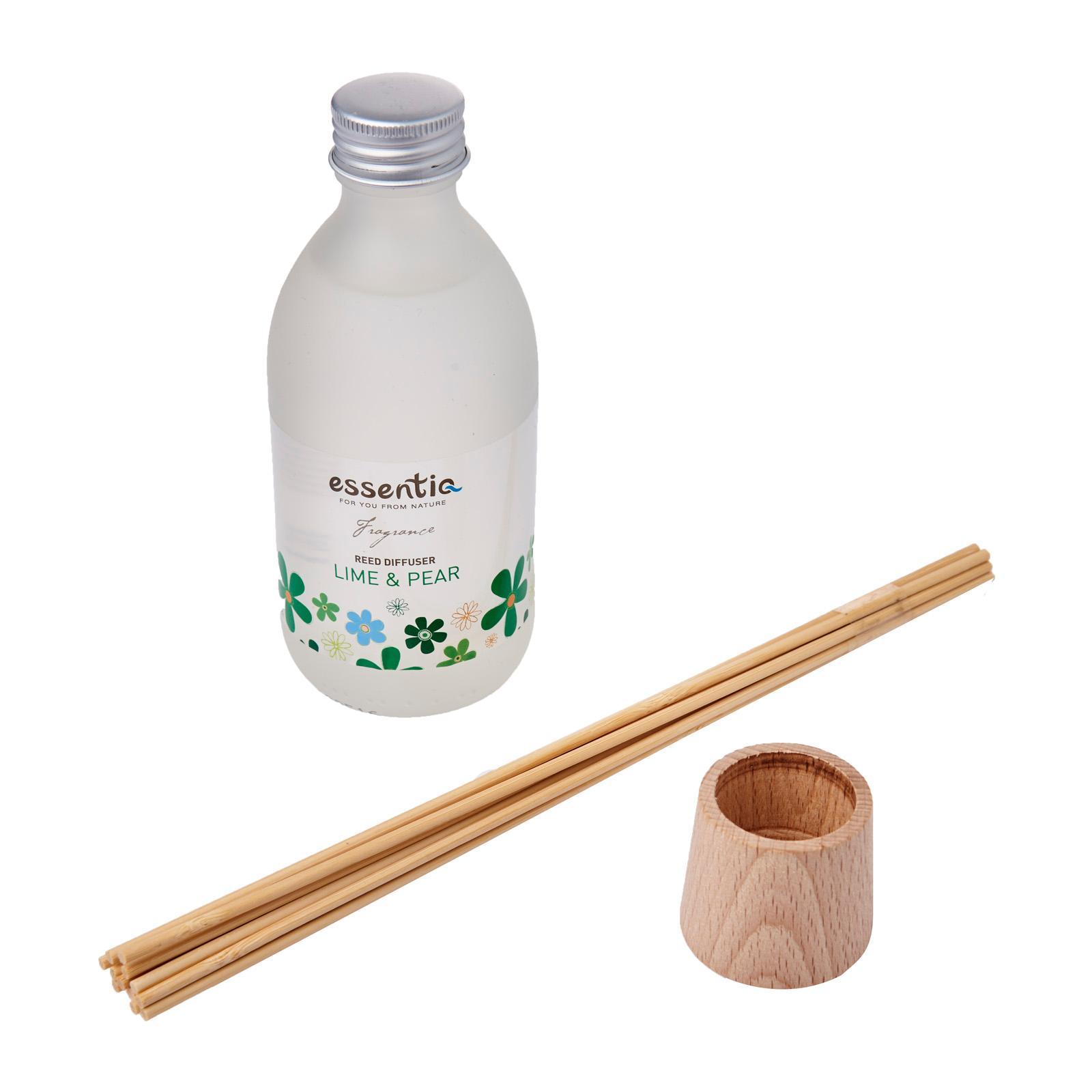 ESSENTIQ Reed Diffuser Lime And Pear 250ML Natural Bio-Alcohol And Essential Oils IFRA Certified
