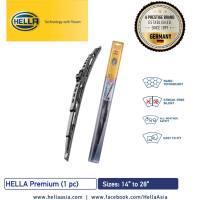 HELLA Premium Wiper 2.0 | Premium Wiping Performance | Durable Conventional Blade | With Anti-Corrosion & UV Resistance Coating | Streak-Free Silence