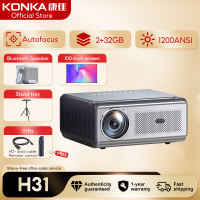 KONKA H31 Fully Automatic Projector 4K Ultra HD Android 2+32G For Phone And Laptop Bluetooth WIFI HDMI Home Theater