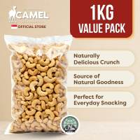 Camel Nuts Natural Baked Cashews 1kg – Crunchy Creamy & Healthy Halal Snacks
