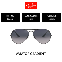 Ray-Ban AVIATOR LARGE METAL  RB3025 004/78  Unisex Global Fitting  POLARIZED Sunglasses  Size 58mm