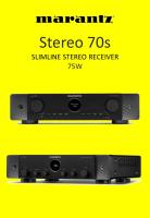 MARANTZ STEREO 70s (available in Black and Silver/Gold)